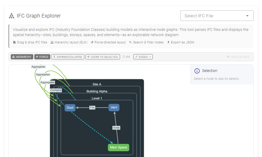 IFC Graph Explorer