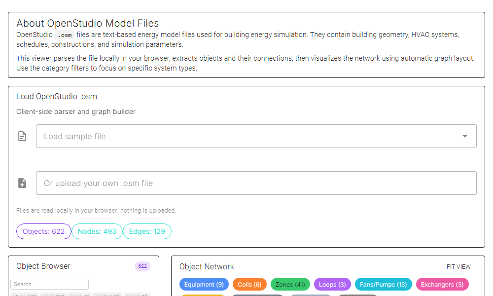 OpenStudio Model Viewer